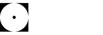 Abstraktes schwarzes Symbol mit vier Ecken und einem Punkt in der Mitte